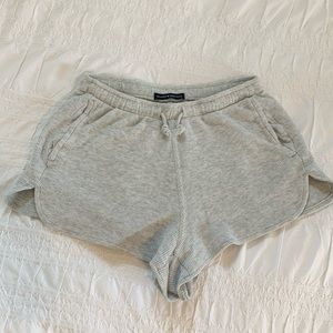 Brandy Melville Grey Waffle Shorts